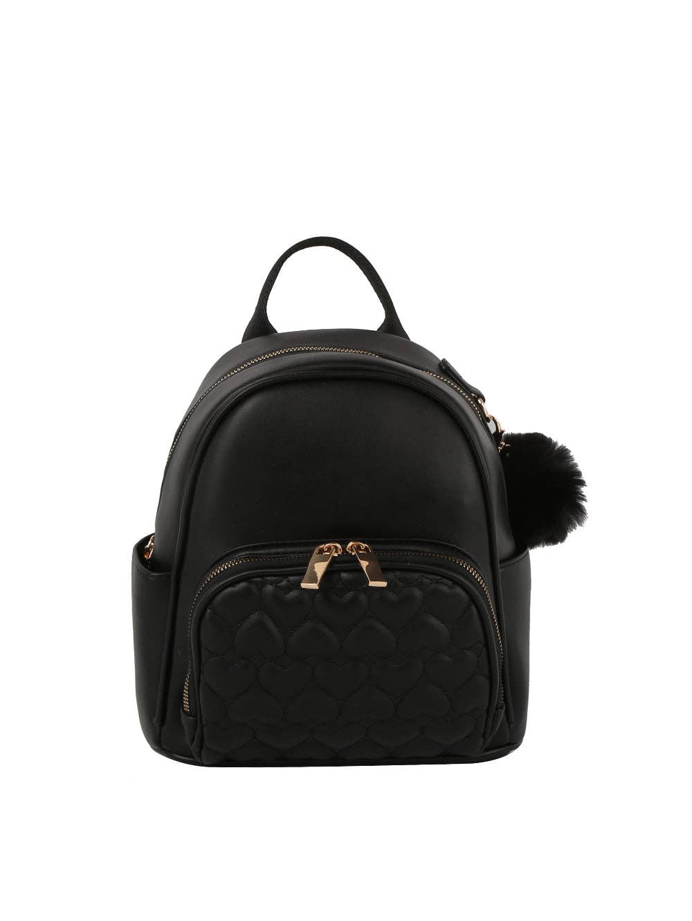 Heart Quilted Mini Backpack