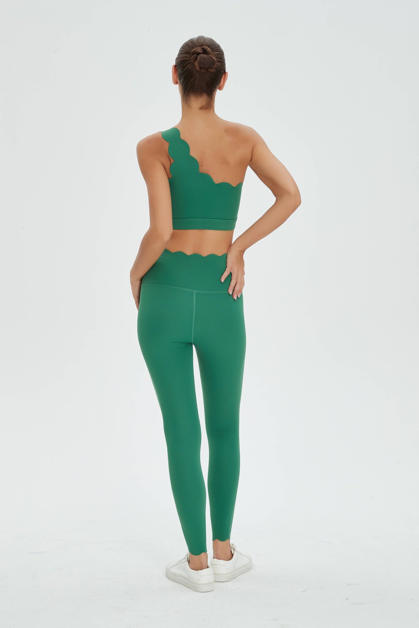 Sylvie Lycra® Scallop High Waist Leggings