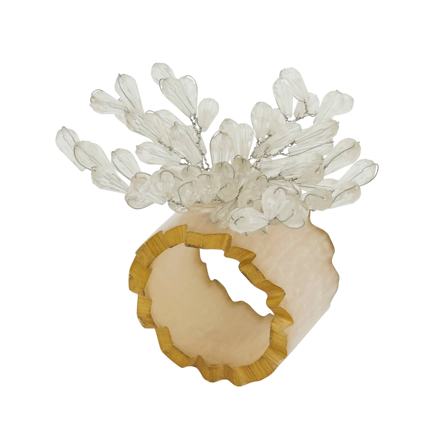 Beaded Bliss Resin Napkin Ring