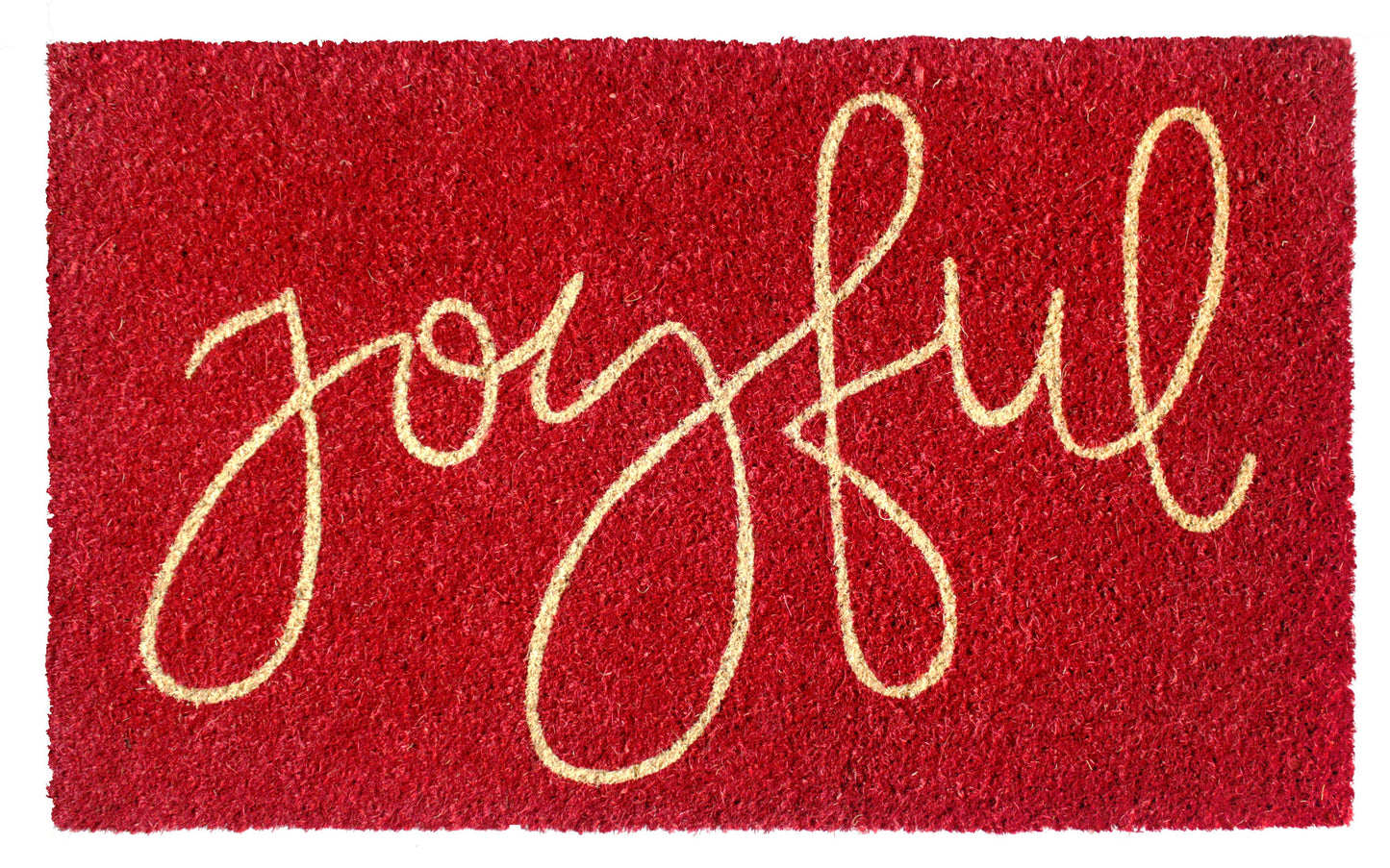 Joyful Doormat, 18" x 30"