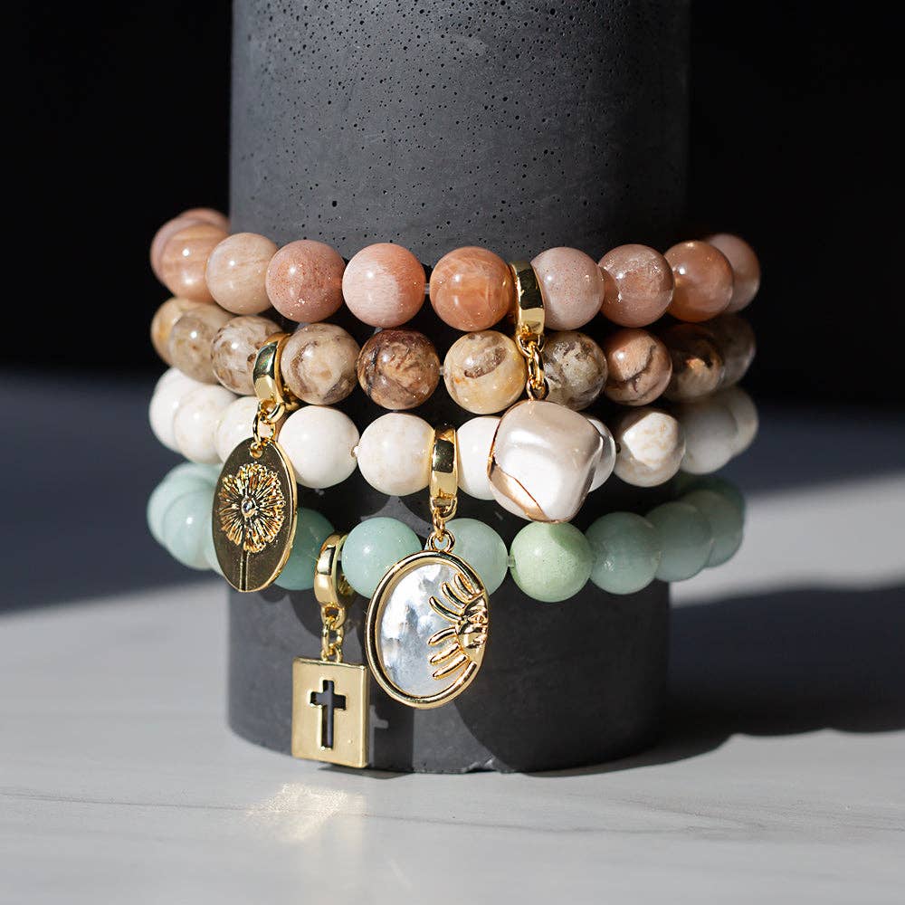 Large Pearl Charm, Charm Bar| Charm Necklace, Bag Charm