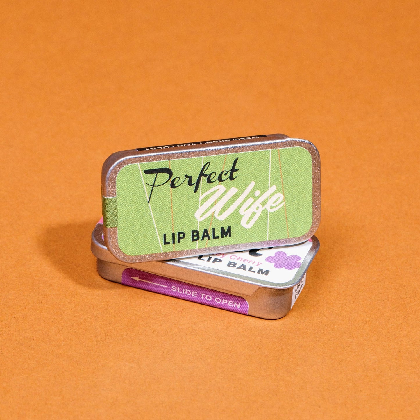 Perfect Wife Lip Balm | Funny Old School Tin