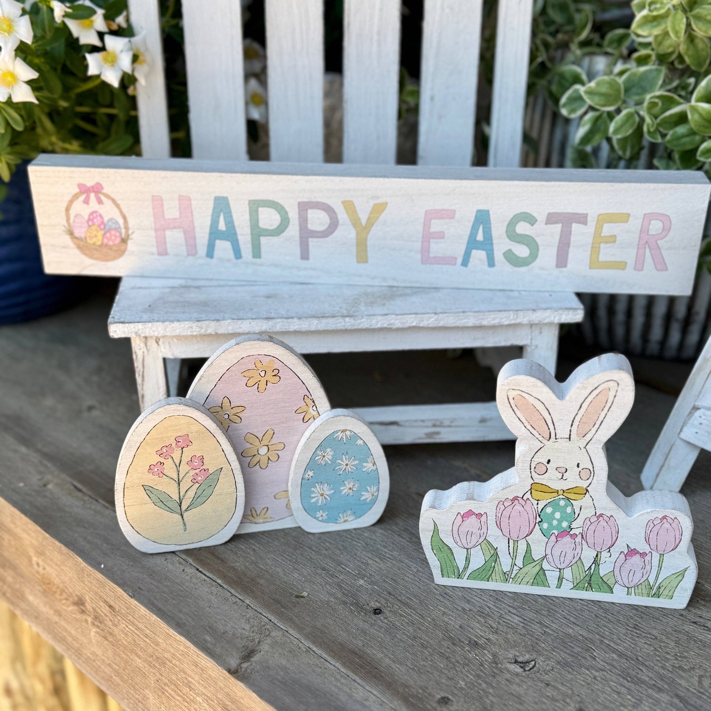 Happy Easter Basket Sitter