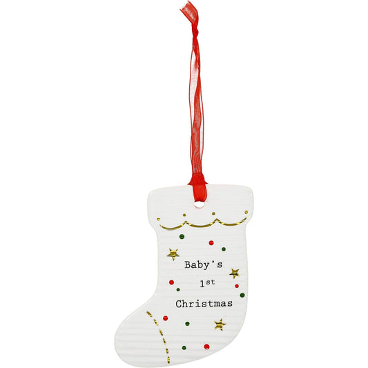 Baby's 1st - 3.75" Stocking Ornament