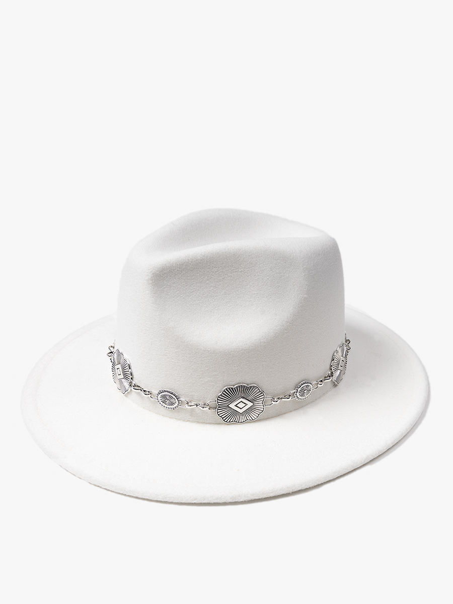 Annette Fedora w/ Concho Chain Band