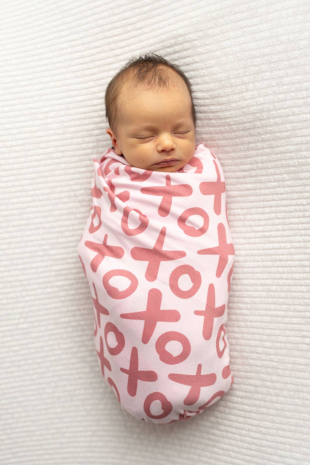 Valentine's XOXO Bamboo Newborn Lovey Small Swaddle Blanket