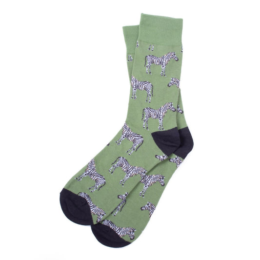 MENS ZEBRA SOCKS
