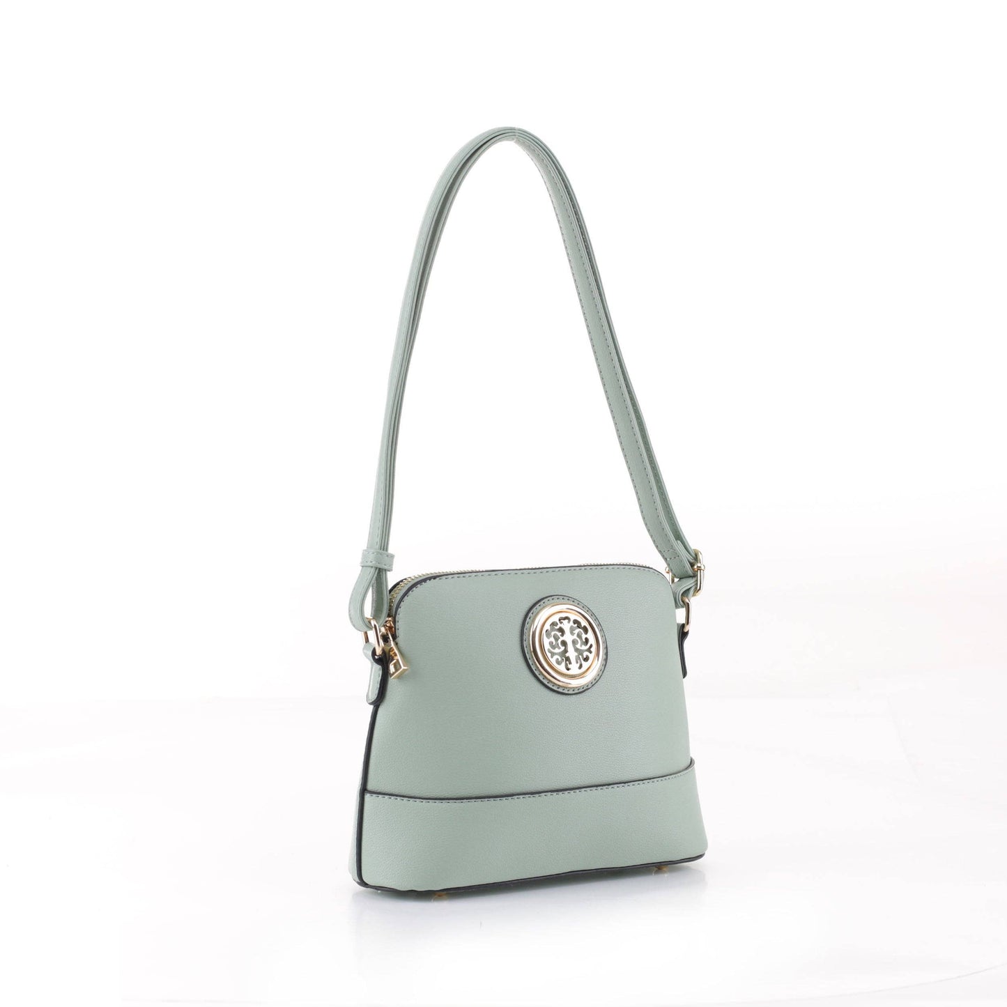 FC19565 Circle Hardware Crossbody Bag