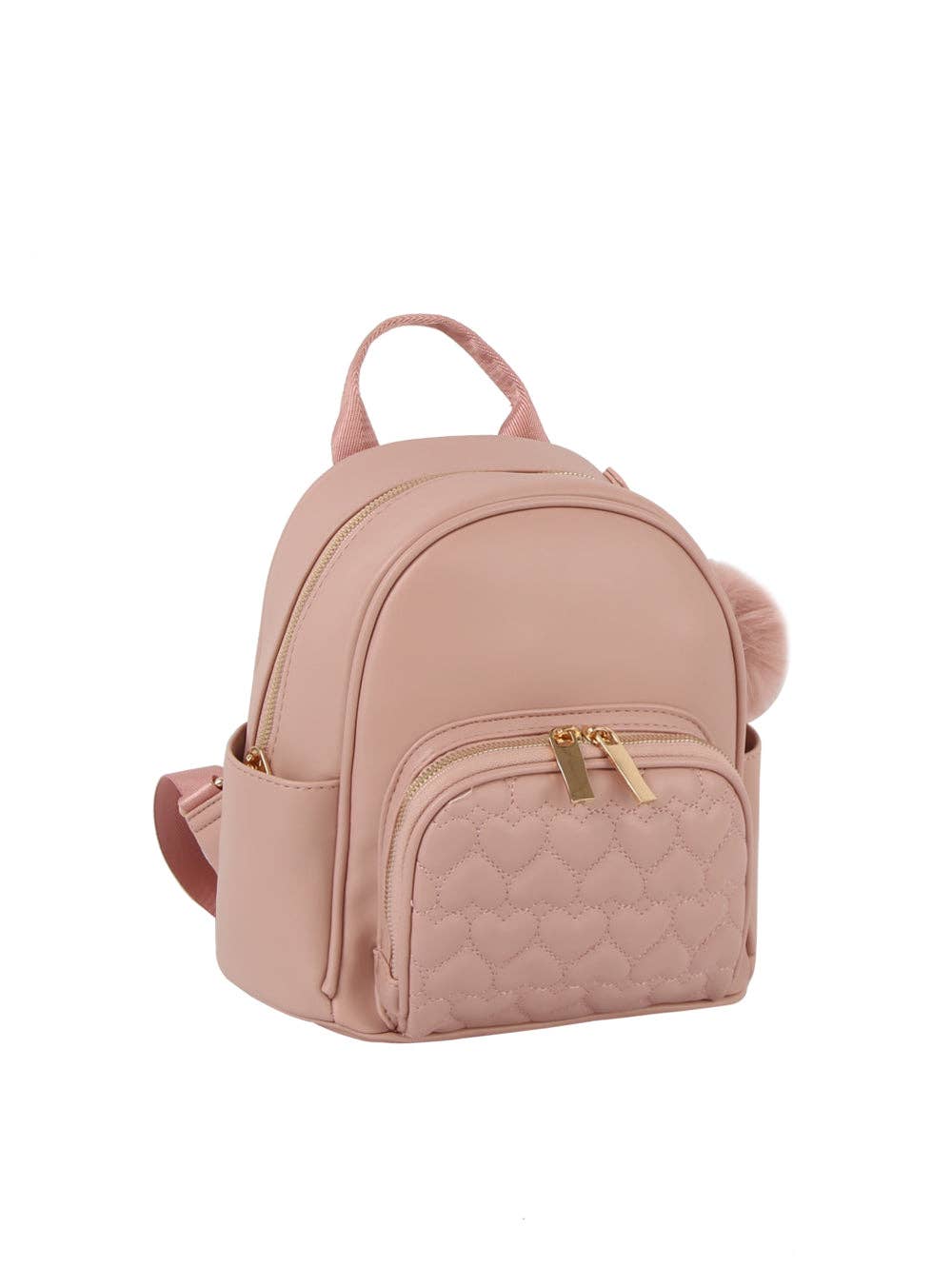 Heart Quilted Mini Backpack
