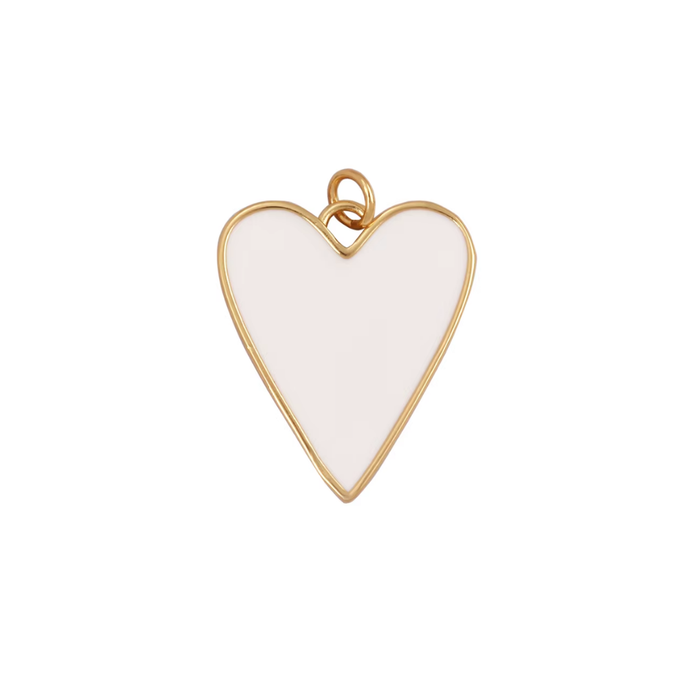 Sweetheart Slim Heart Charm
