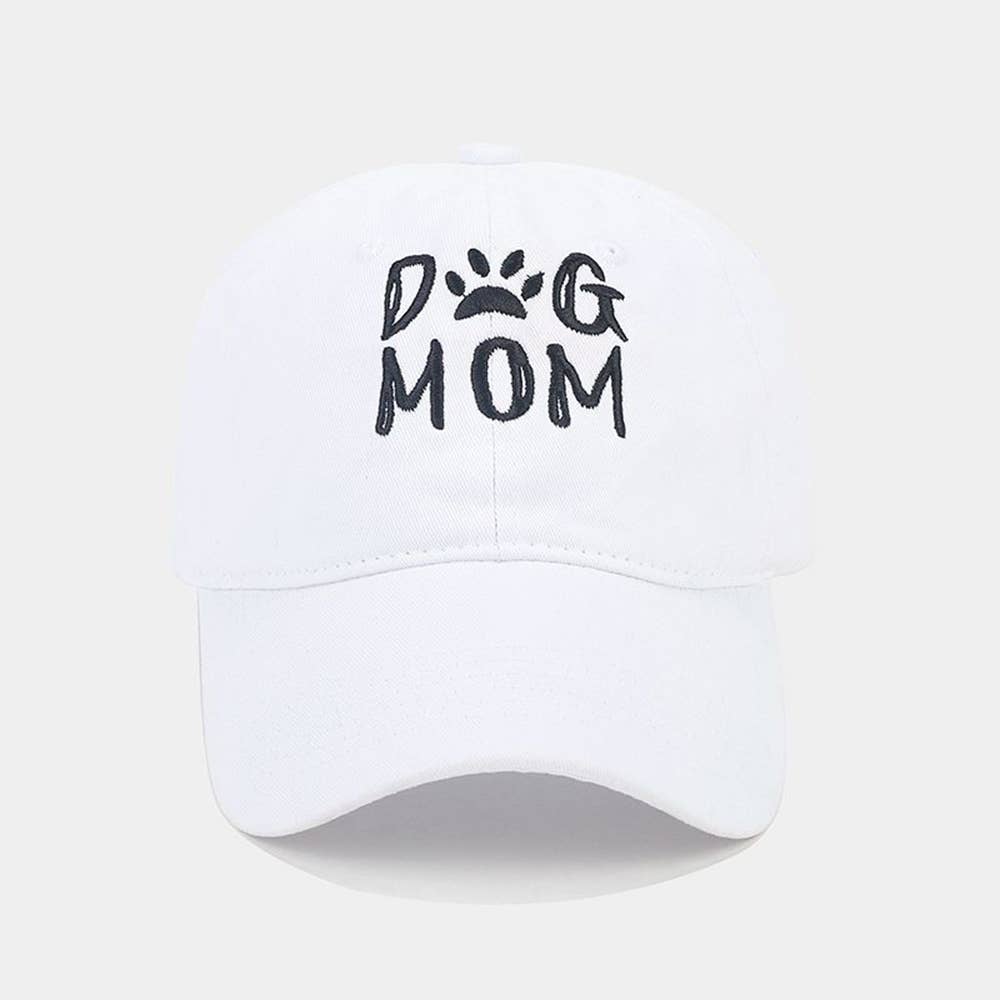Cotton Worn-out Washed Letter Embroidered Baseball Cap