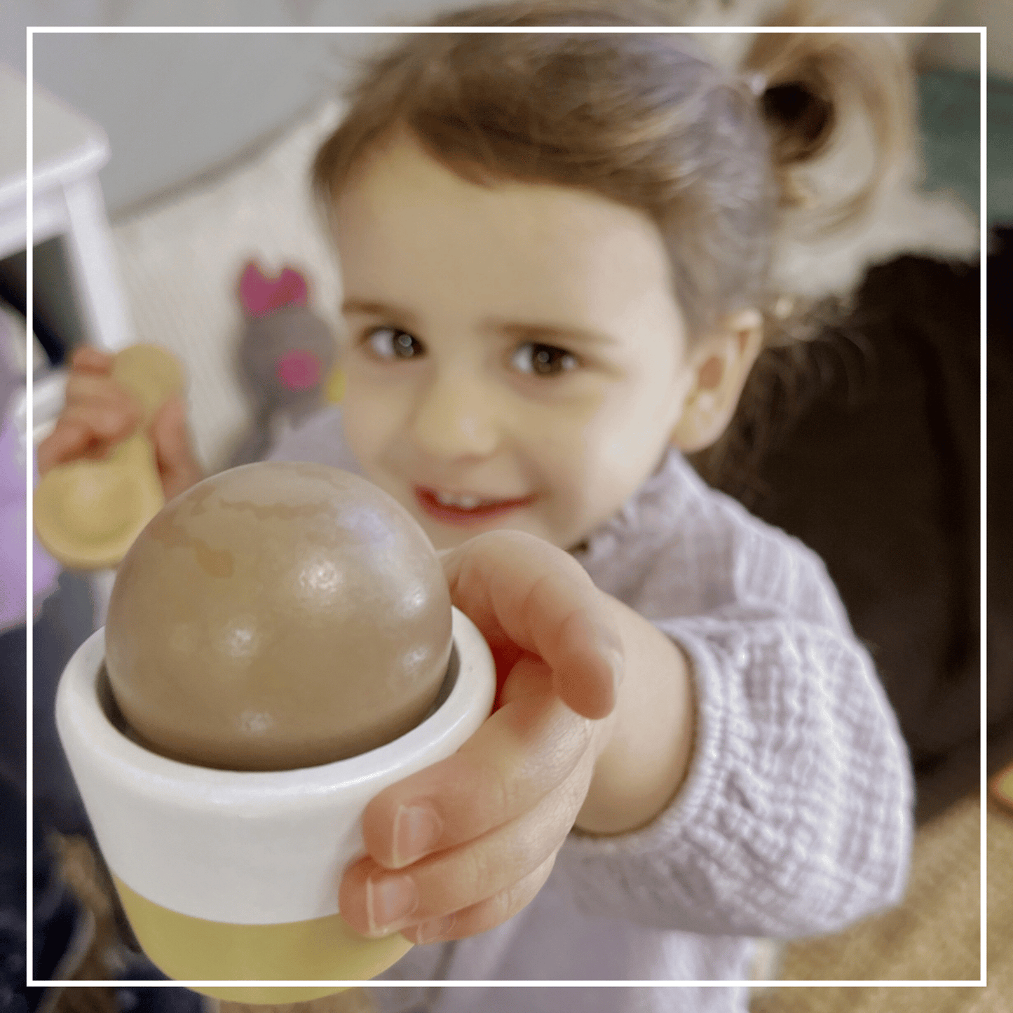 Wooden Ice Cream Shop Set – Pretend Play Counter Ages 3+