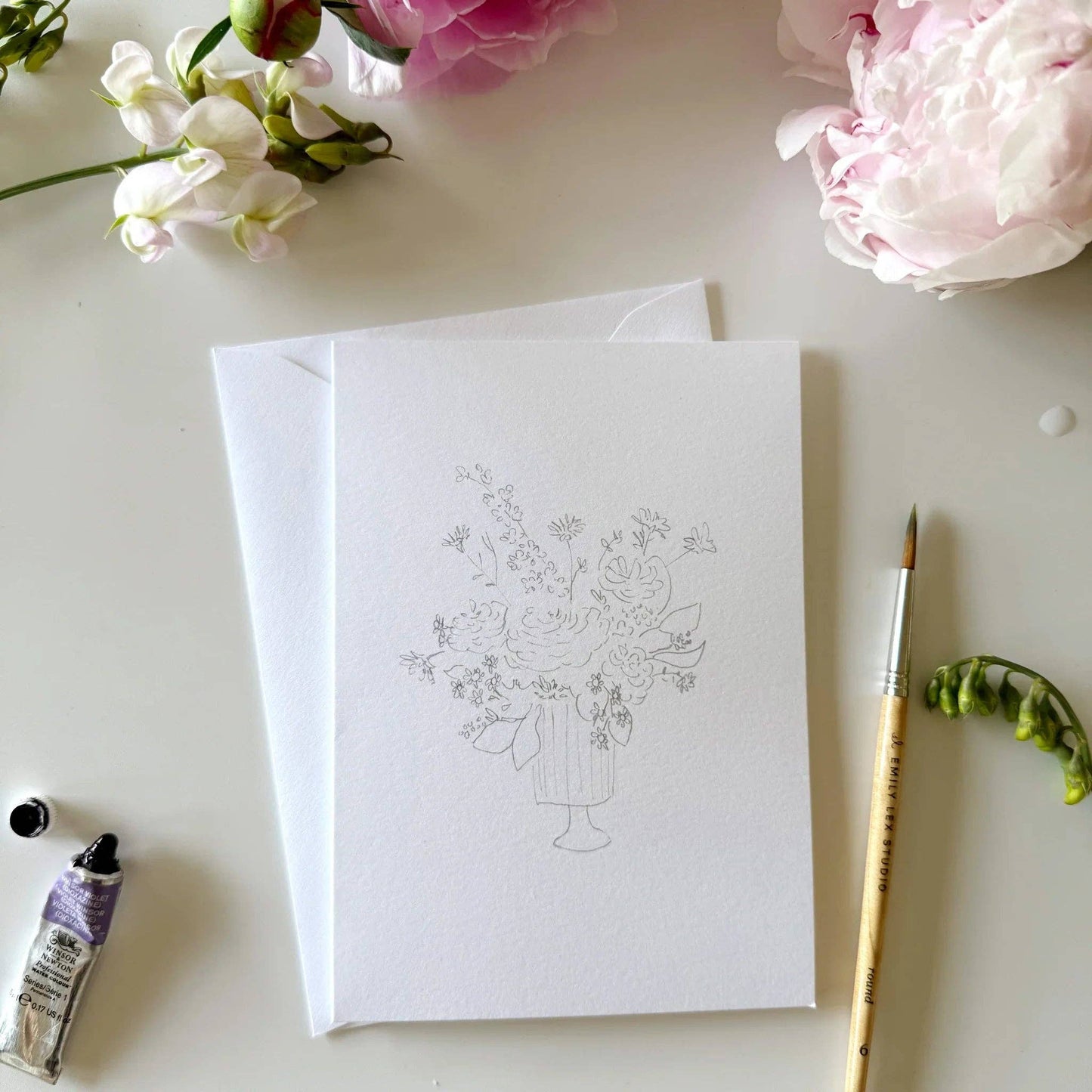 watercolor notecard set