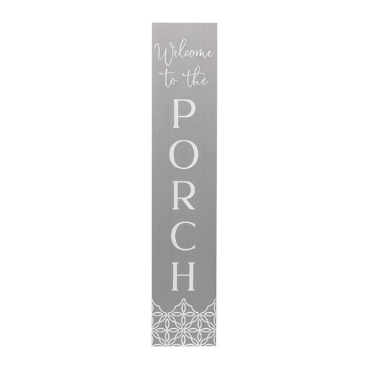 “Welcome to the PORCH”Vertical Wood Porch Sign