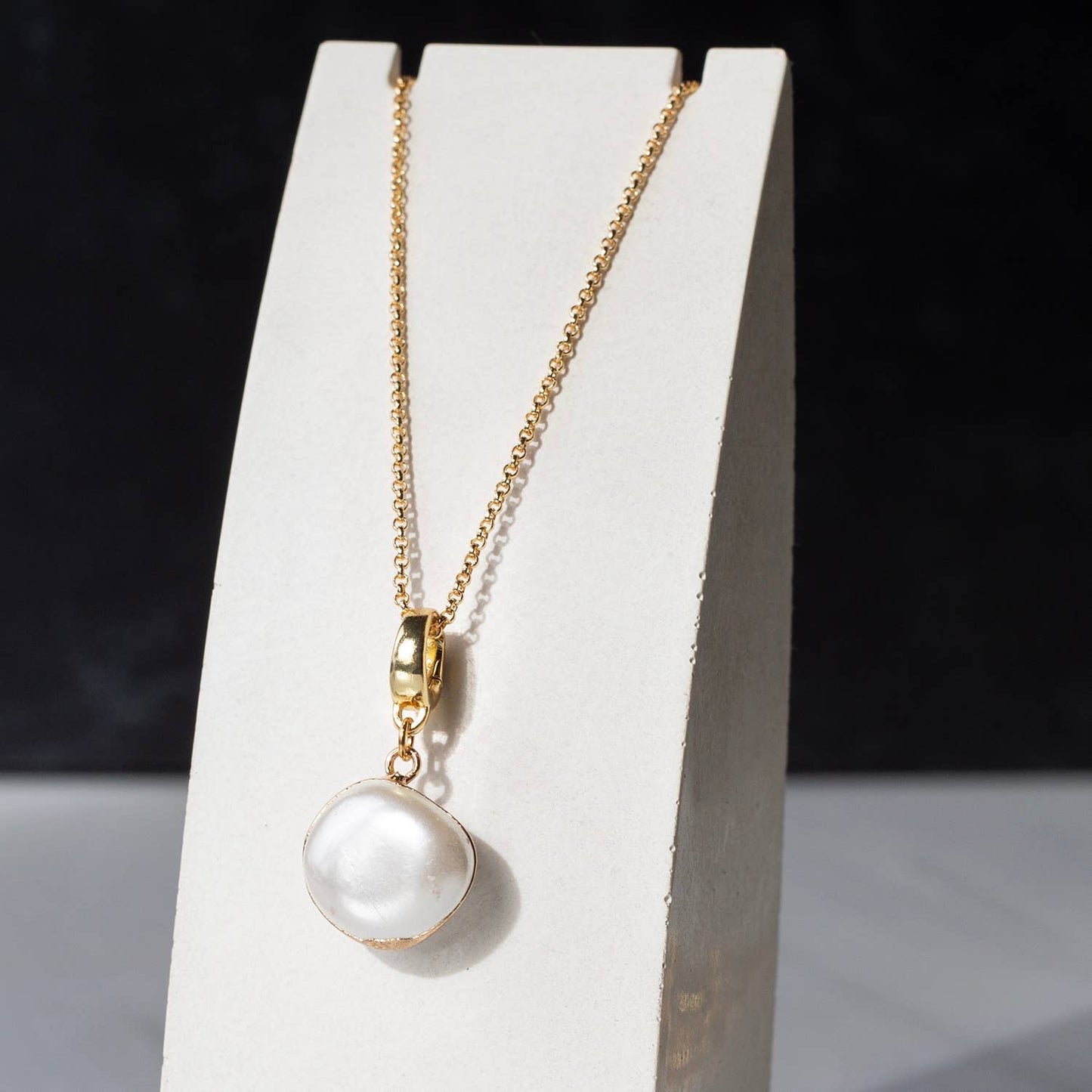 Large Pearl Charm, Charm Bar| Charm Necklace, Bag Charm
