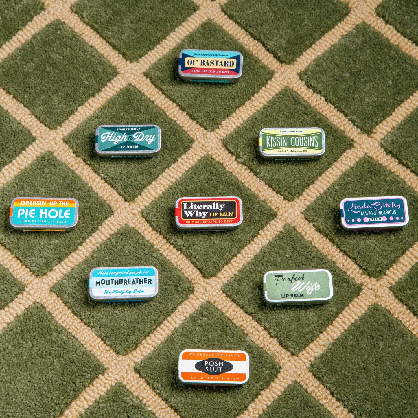 Perfect Wife Lip Balm | Funny Old School Tin