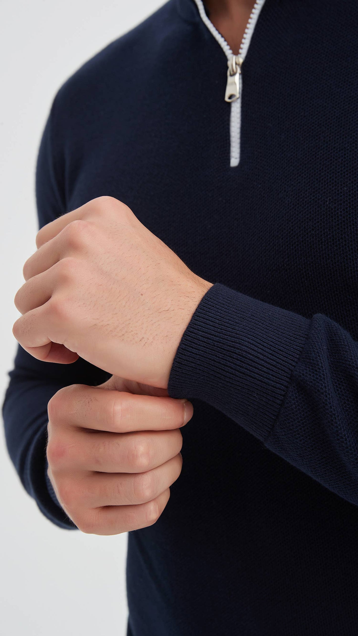 Cotton trucker sport look - Navy blue