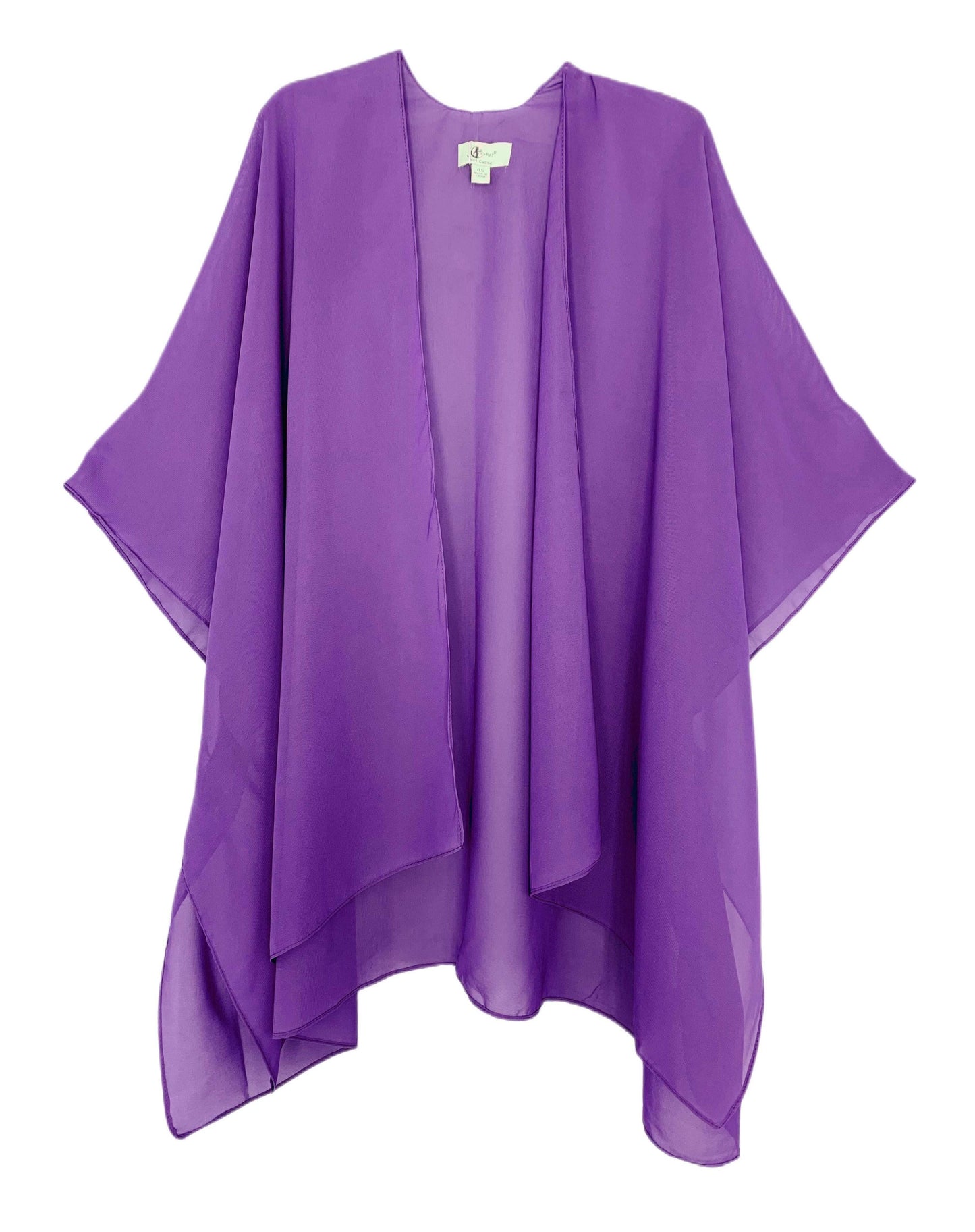 24 Colors--JC071034 Solid Color Lightweight Cover-Up/Kimono