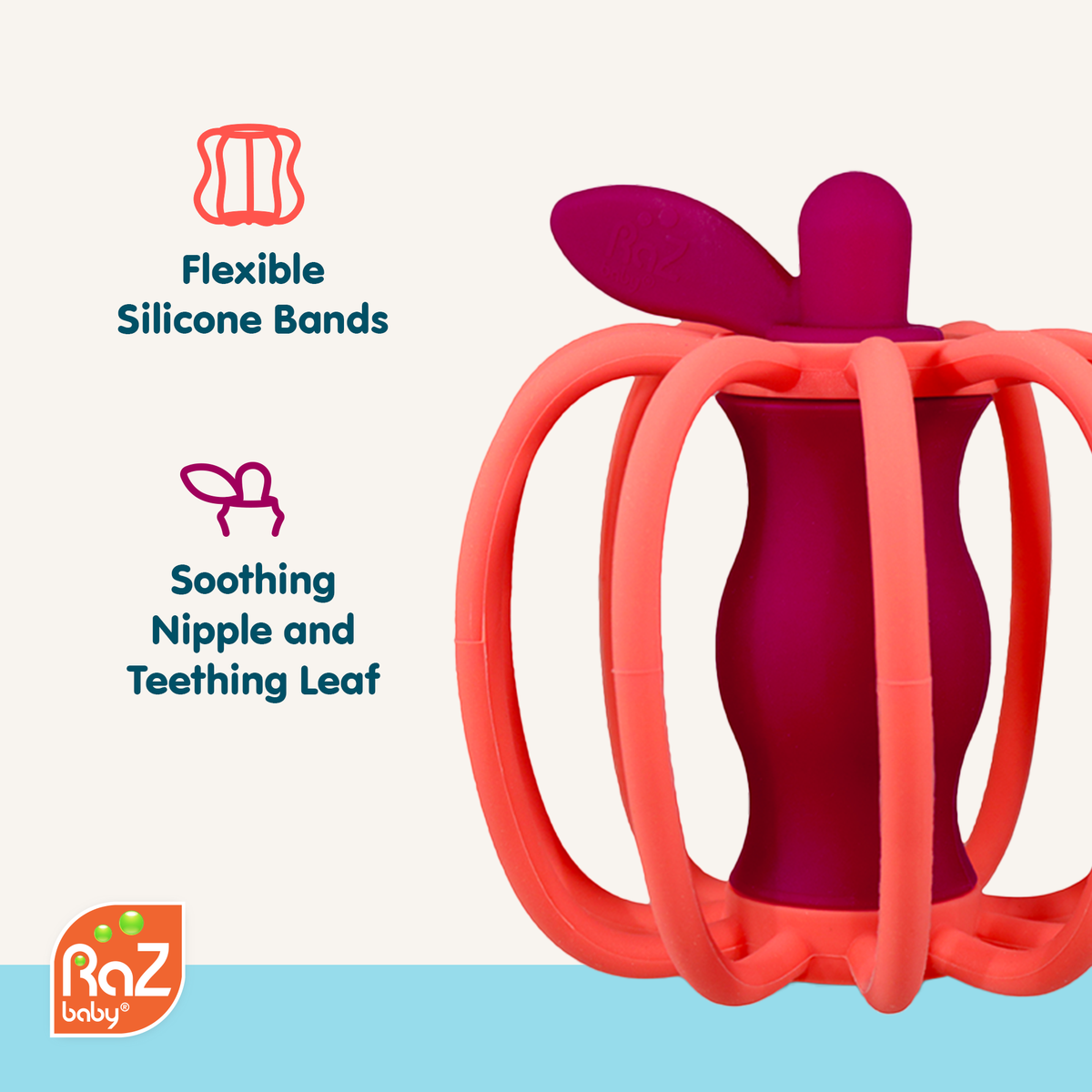 RaZ-Apple Teether & Rattle