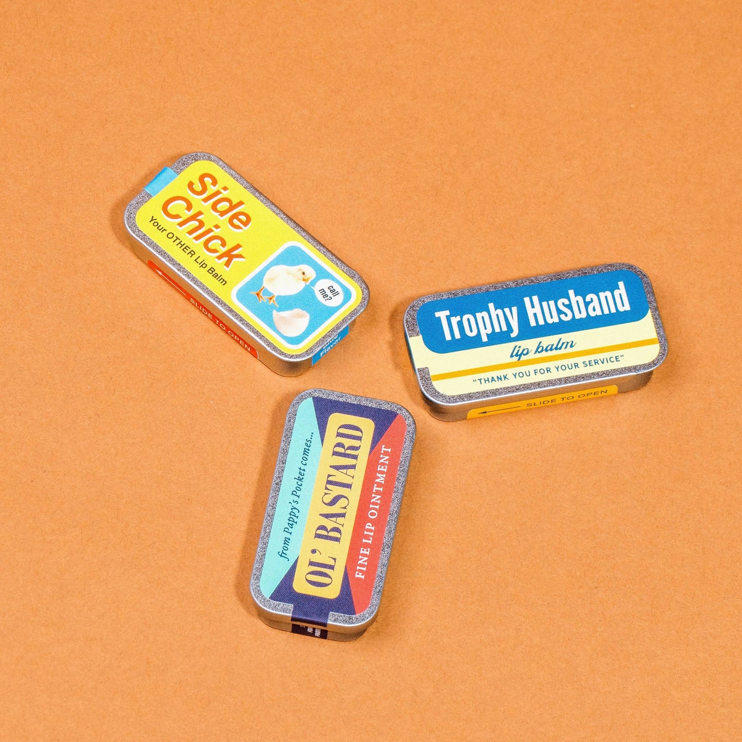 Side Chick Lip Balm | Funny Old School Tin