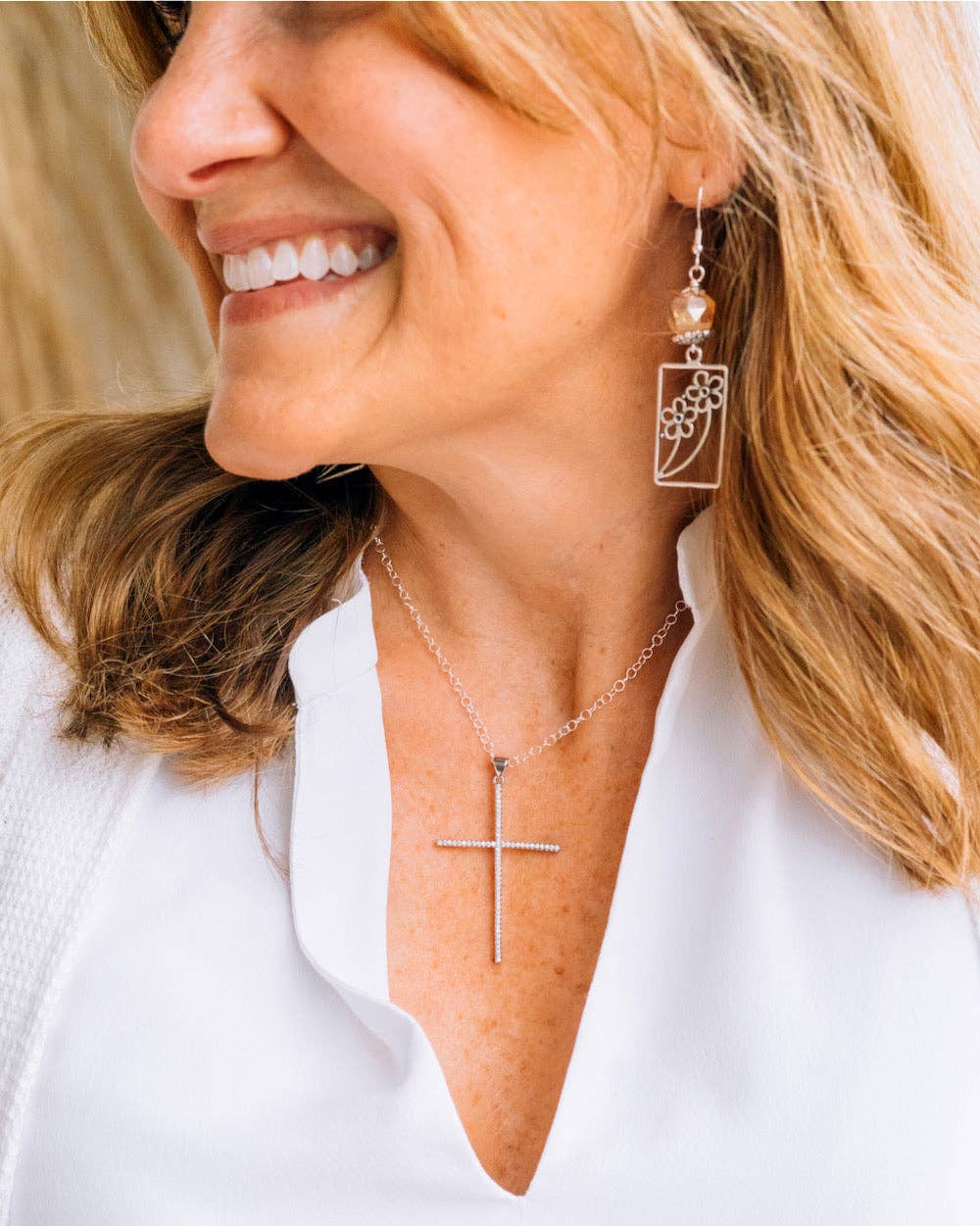 Radiance Cross Necklace
