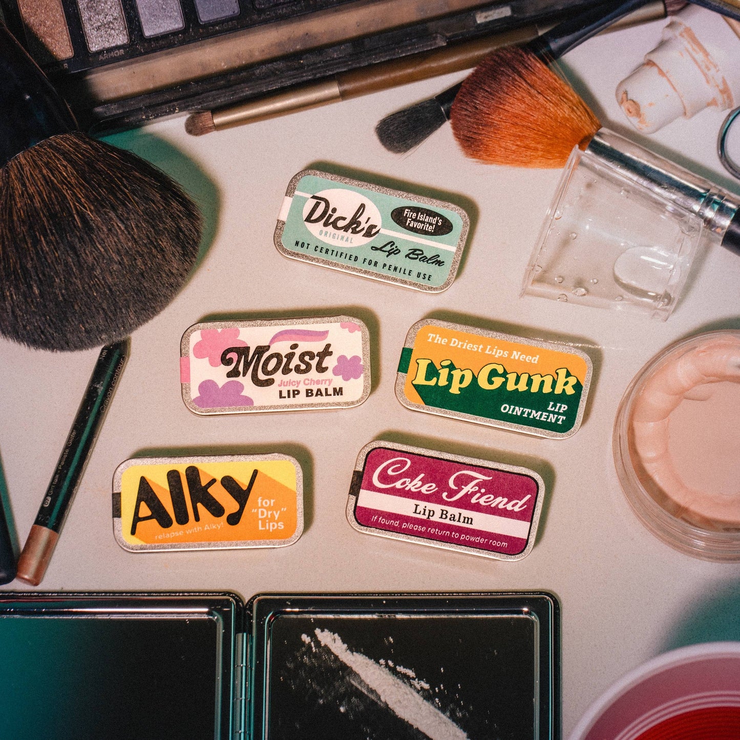 Moist Lip Balm | Funny Old School Tin