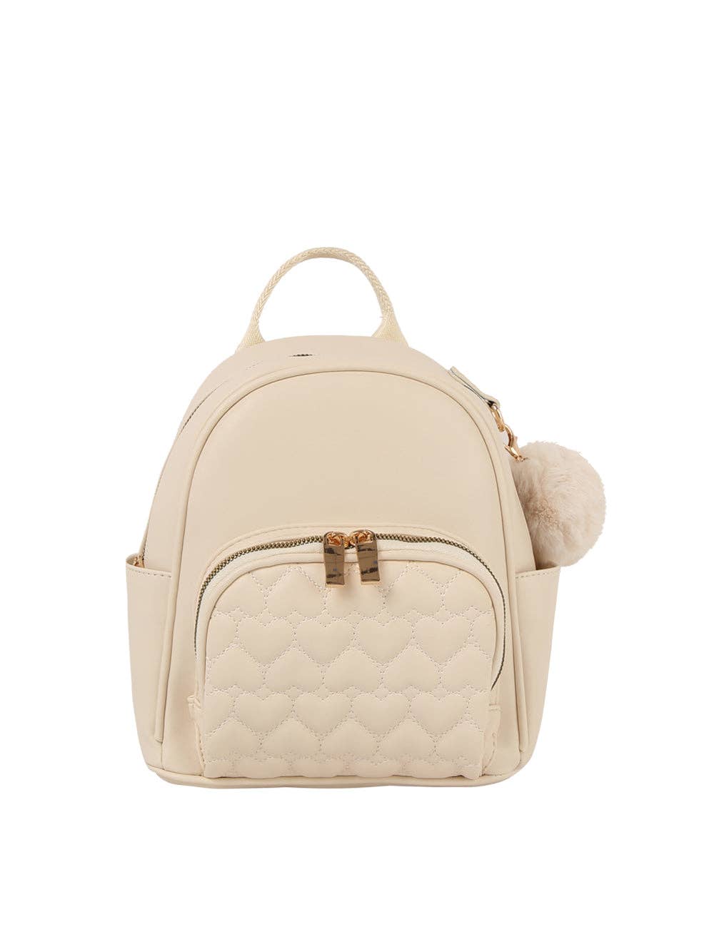 Heart Quilted Mini Backpack