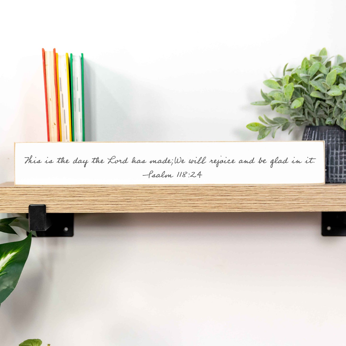 This is the Day, Scripture Sign, Faith Based, Wooden Sign
