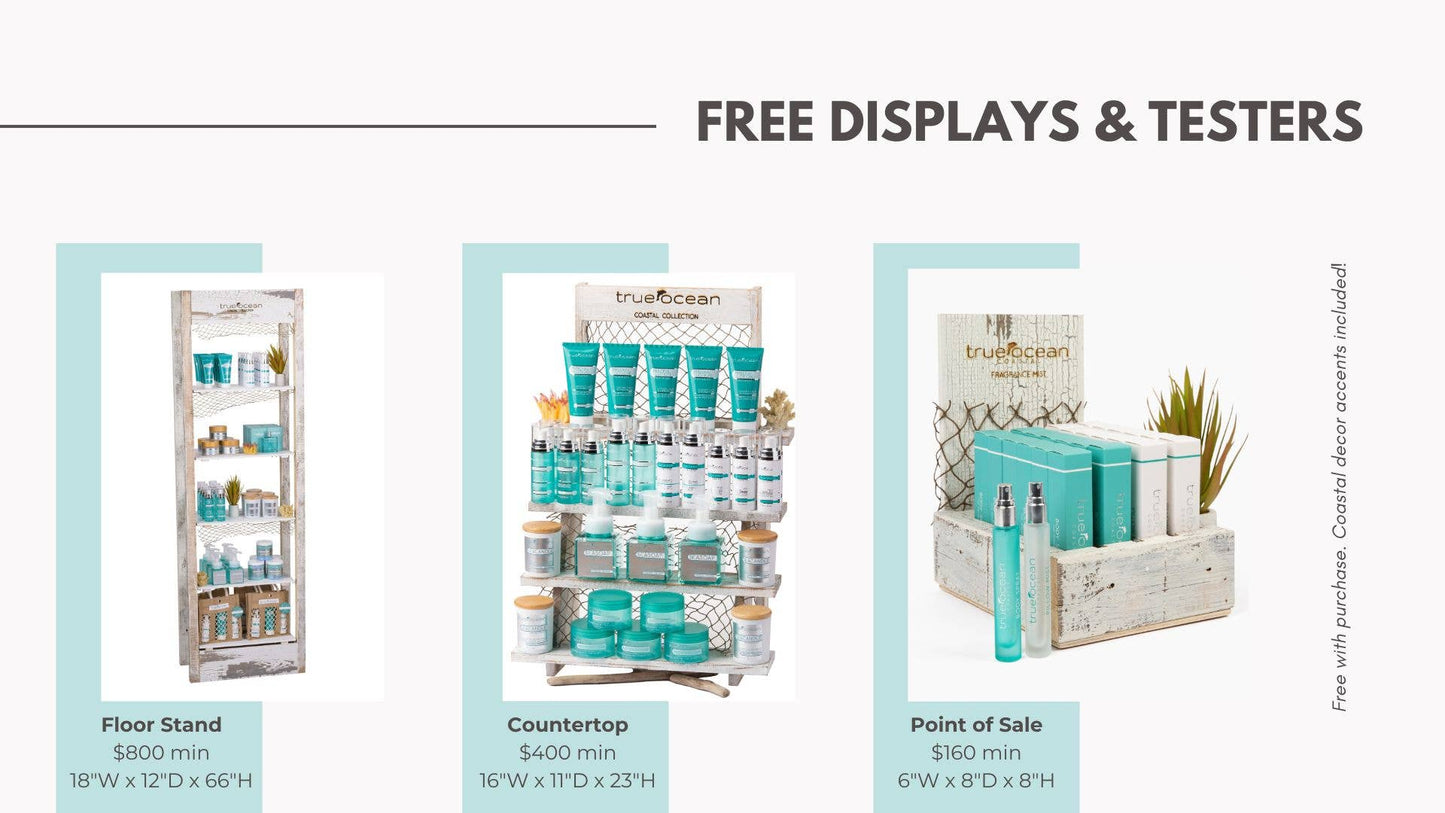 Display Stand for Pocket Mists (20 pocket size mists req'd)
