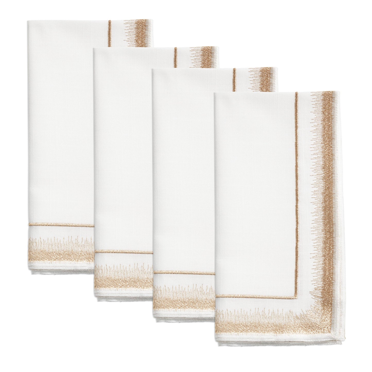 Elegant Embroidered Border Cloth Napkin