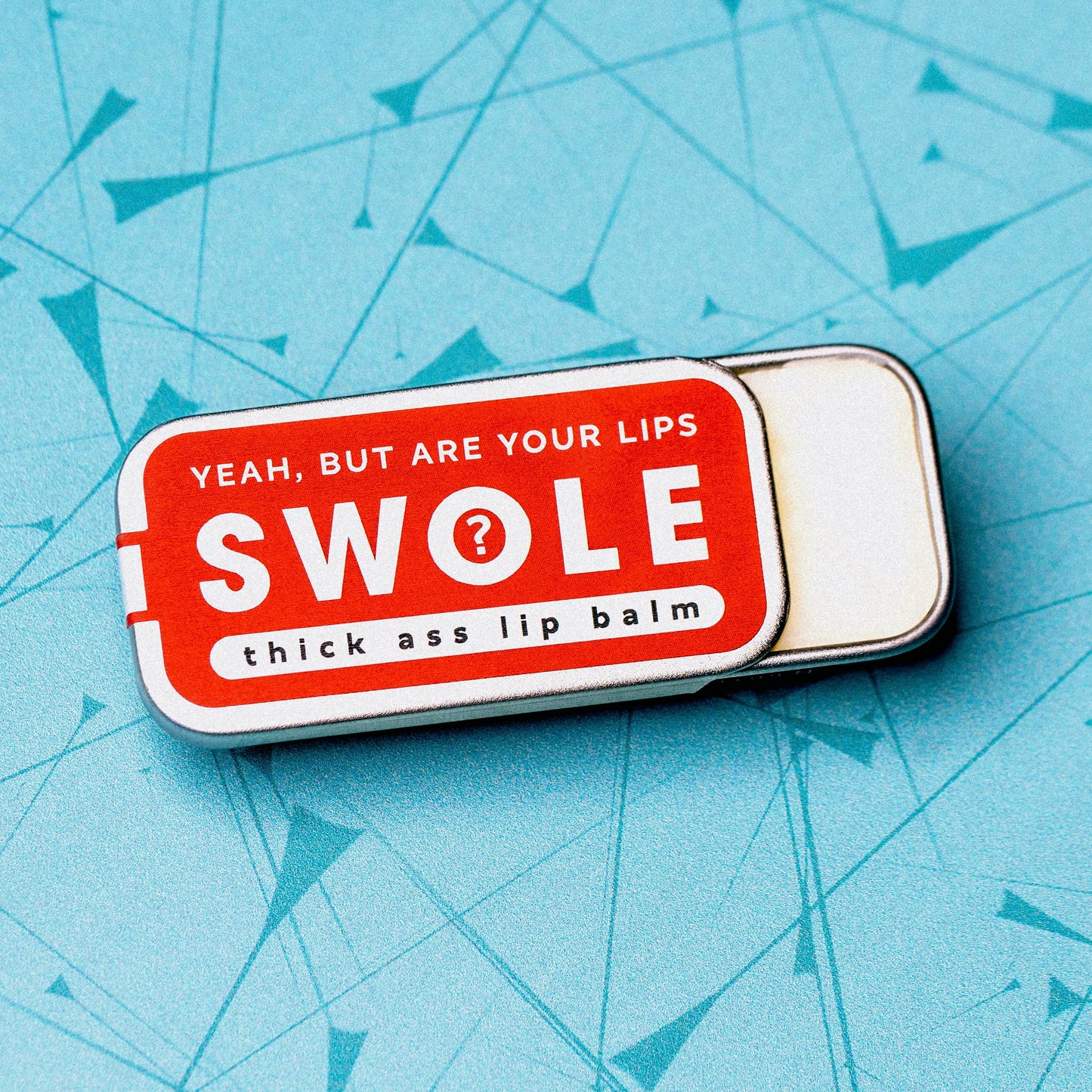 Swole Thick Ass Lip Balm | Funny Old School Tin