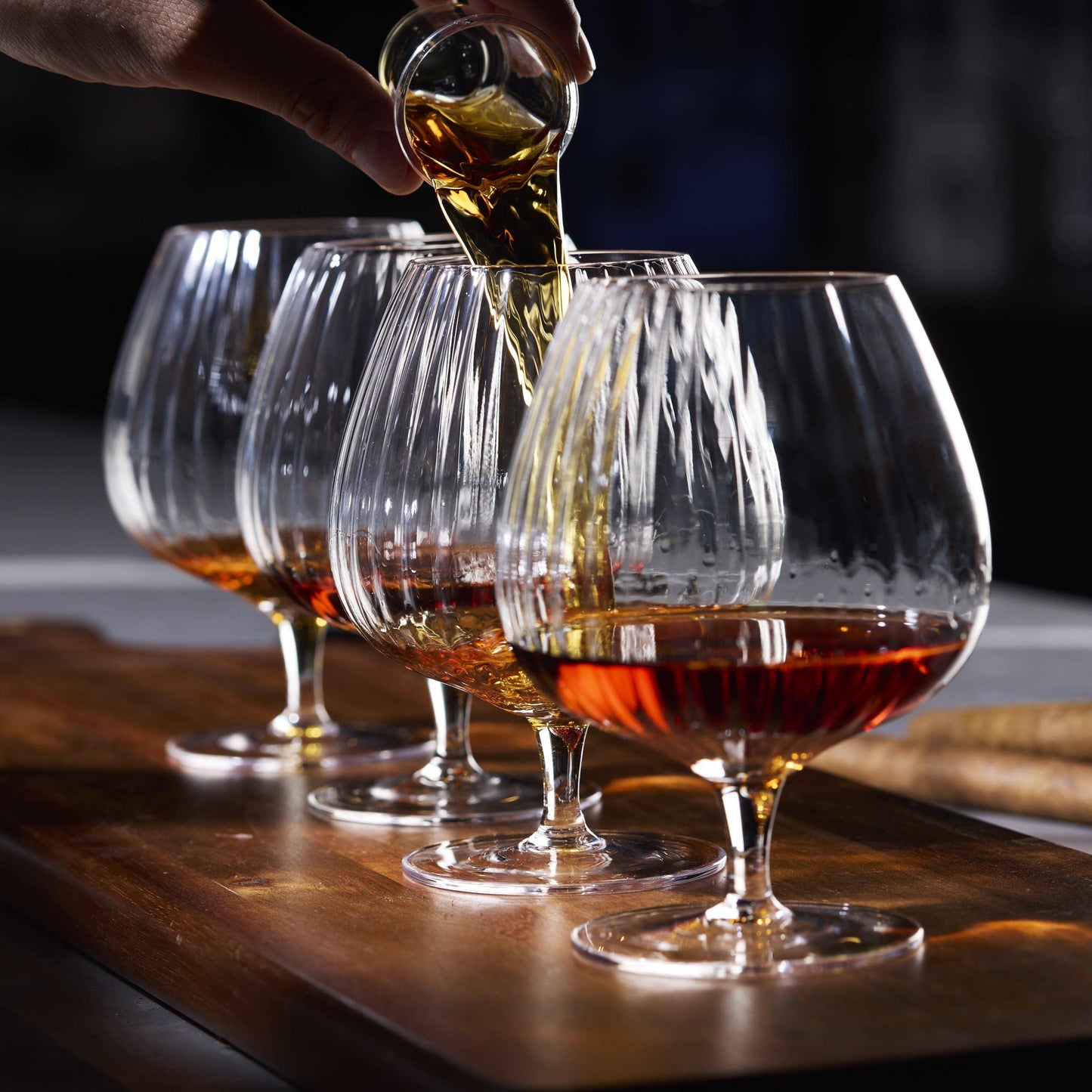 Whiskey Bourbon Brandy Crystal Glasses Snifter 20oz