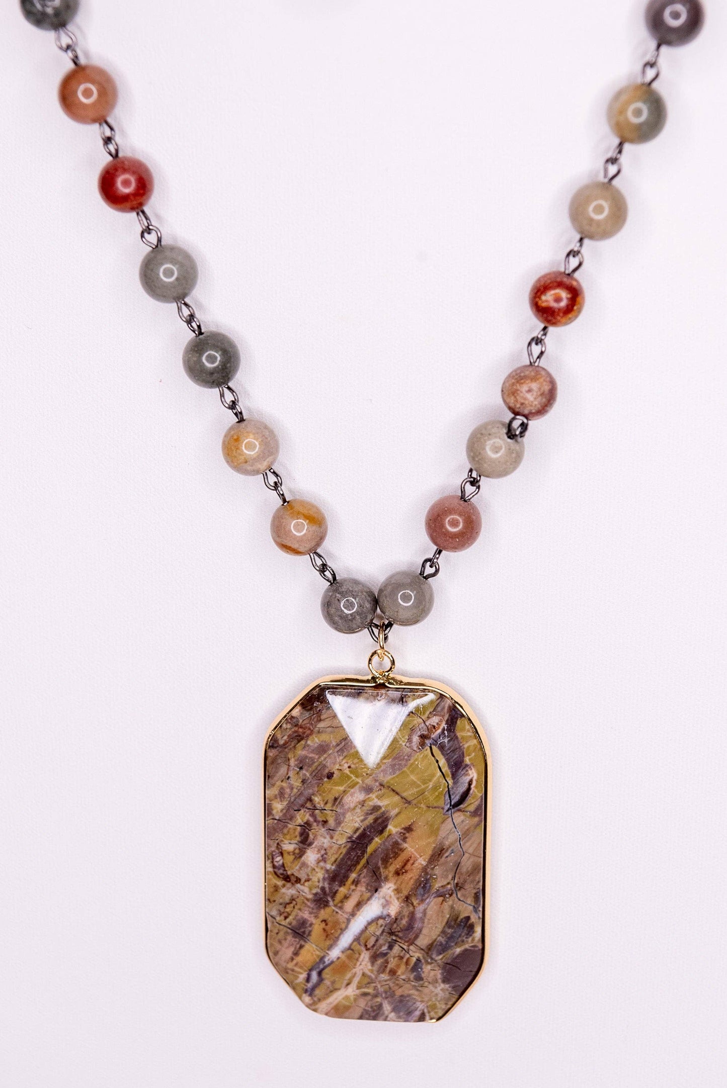 Patty Necklace in Dk. Mix