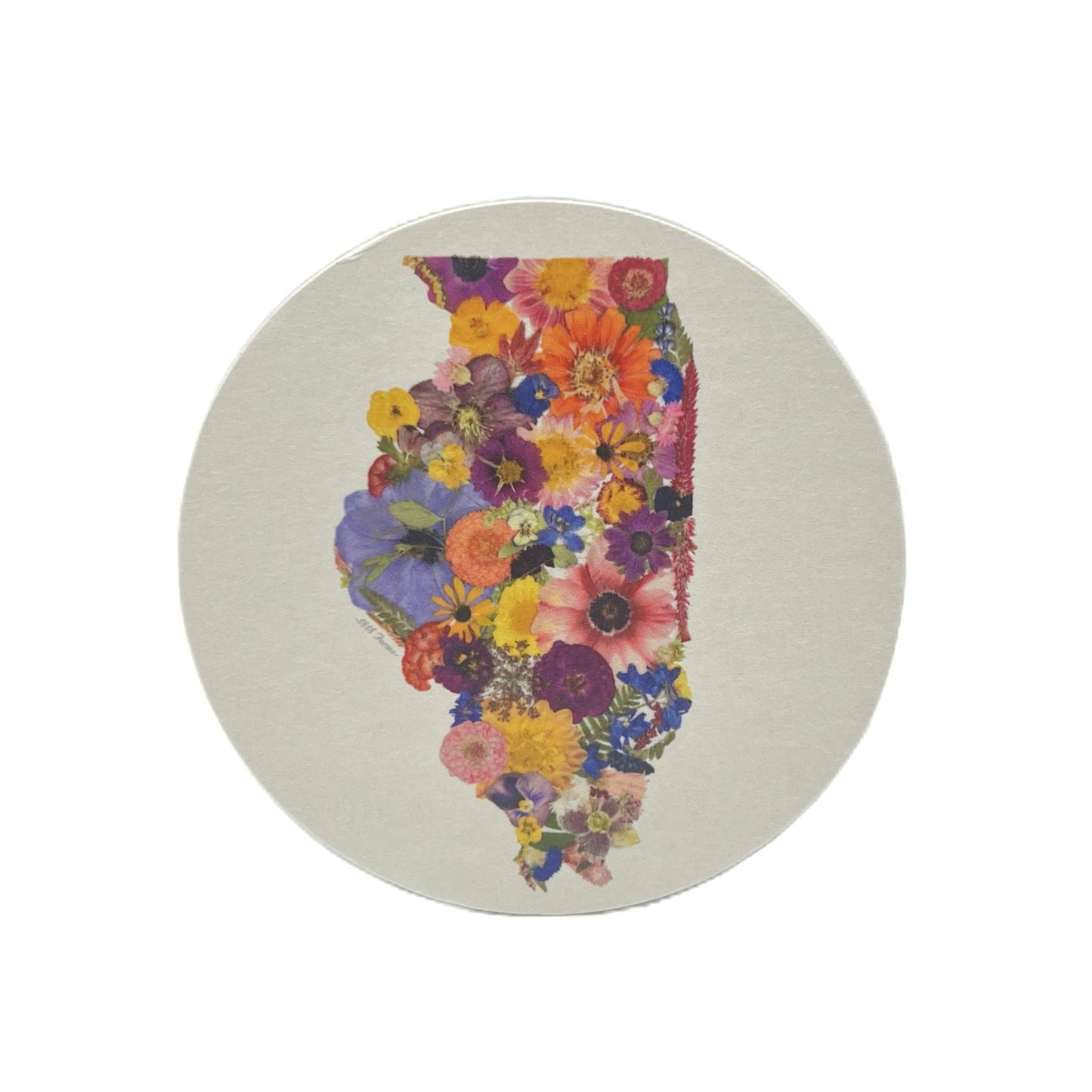 "Where I Bloom" State Coasters- Set of 6