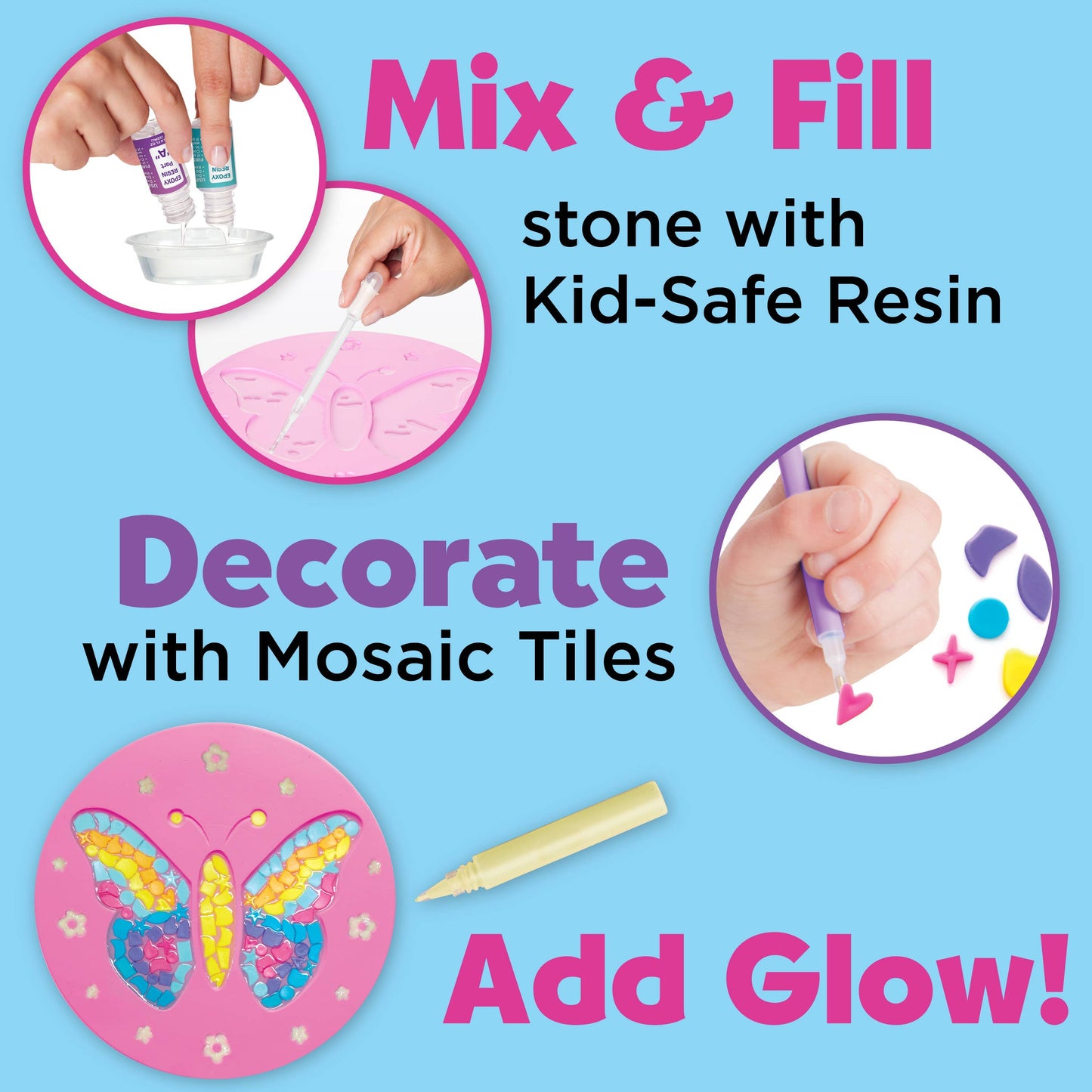 Make a Garden Stone - DIY Resin Craft Kit for Kids