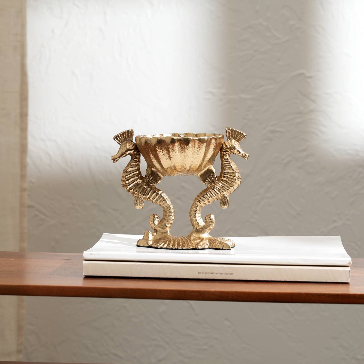 Decorative Bowl with Antique Gold Finish-Table Décor