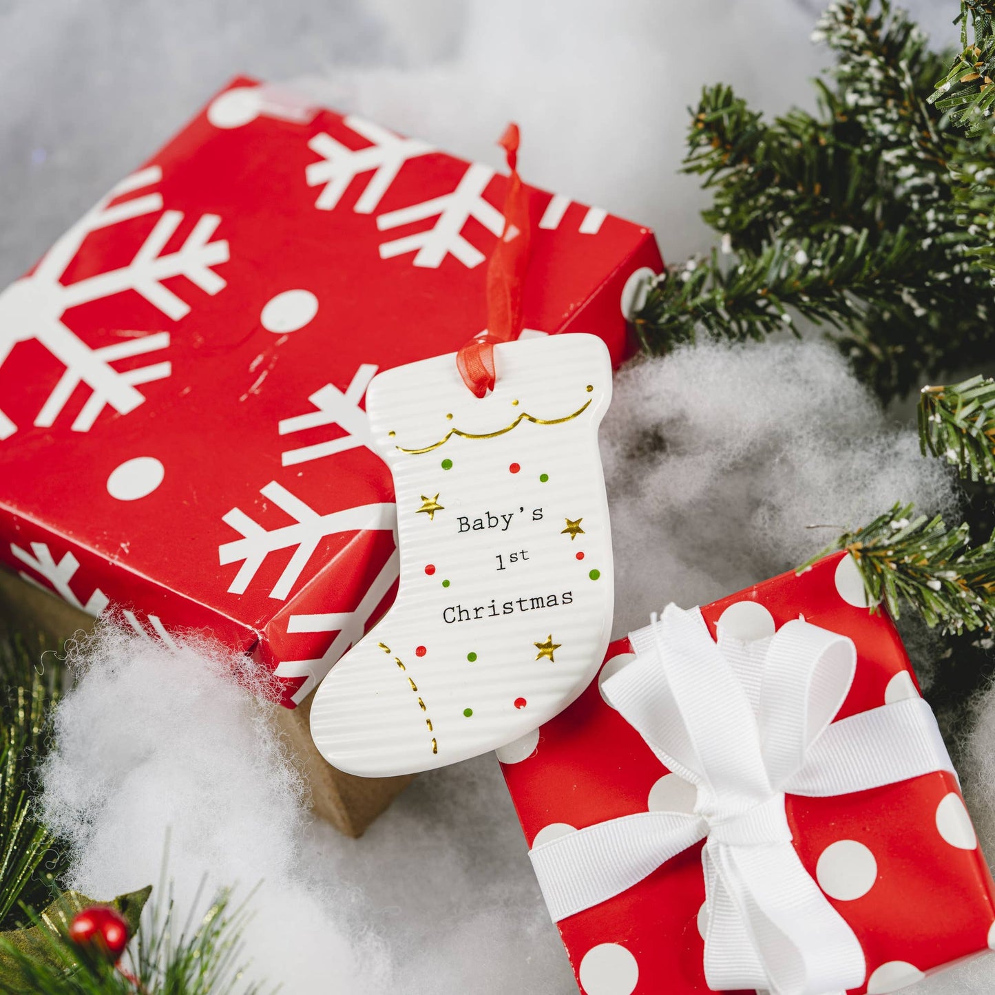 Baby's 1st - 3.75" Stocking Ornament