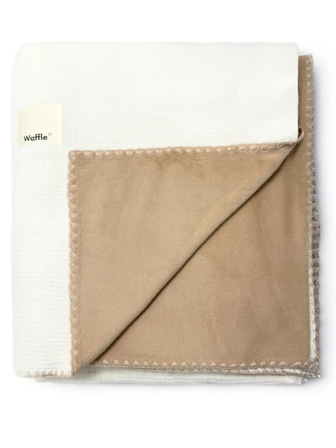 Ultra-Soft Milk Flannel Velvet Waffle Weave Throw Blanket, Queen Size (60" x 80" / 152 x 203 cm)o