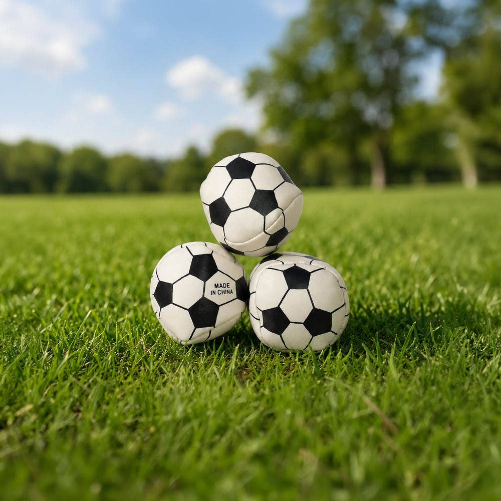 12PCS - Soccer Hacky Sack Toy Balls