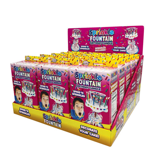 Sprinkle Fountain Birthday Candle