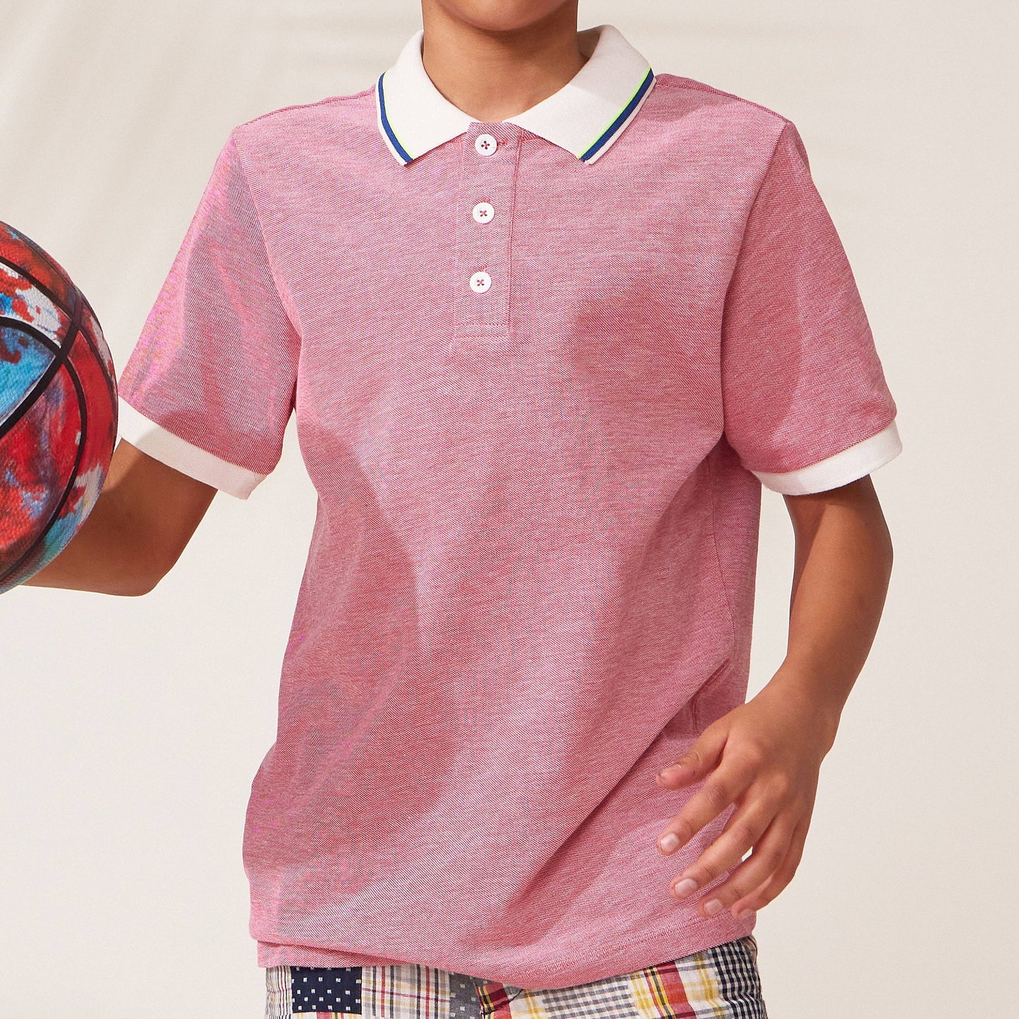 2 Toned Pique Polo