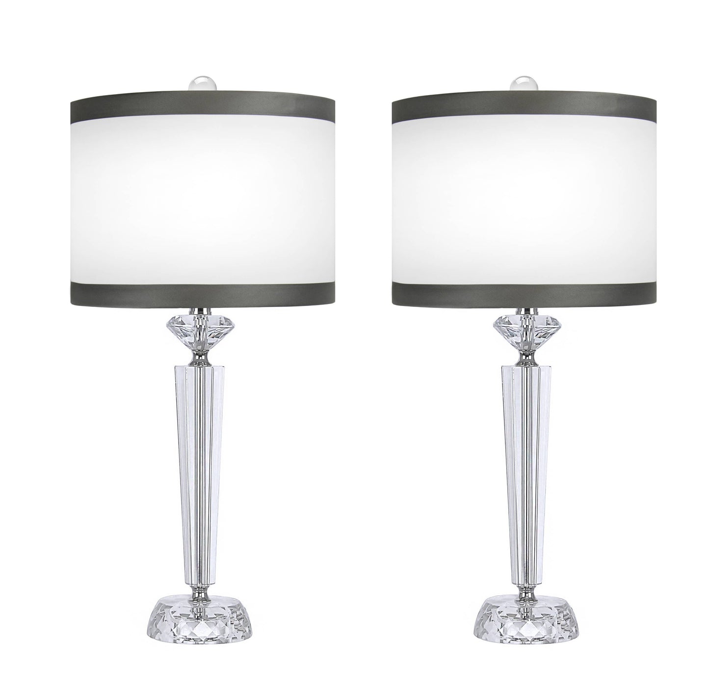 26" Crystal Table Lamp