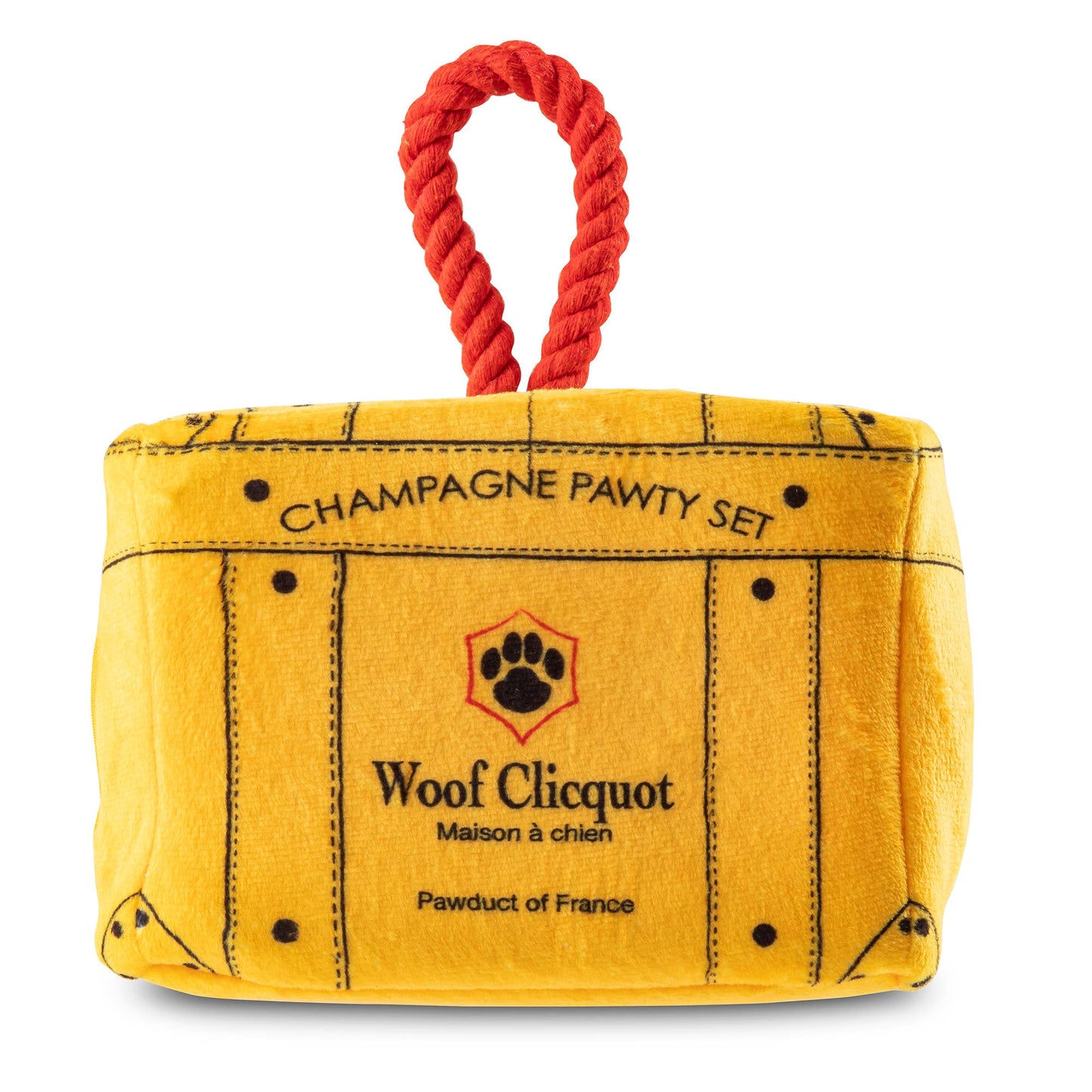 Woof Clicquot -  Pawty Set Burrow Dog Toy
