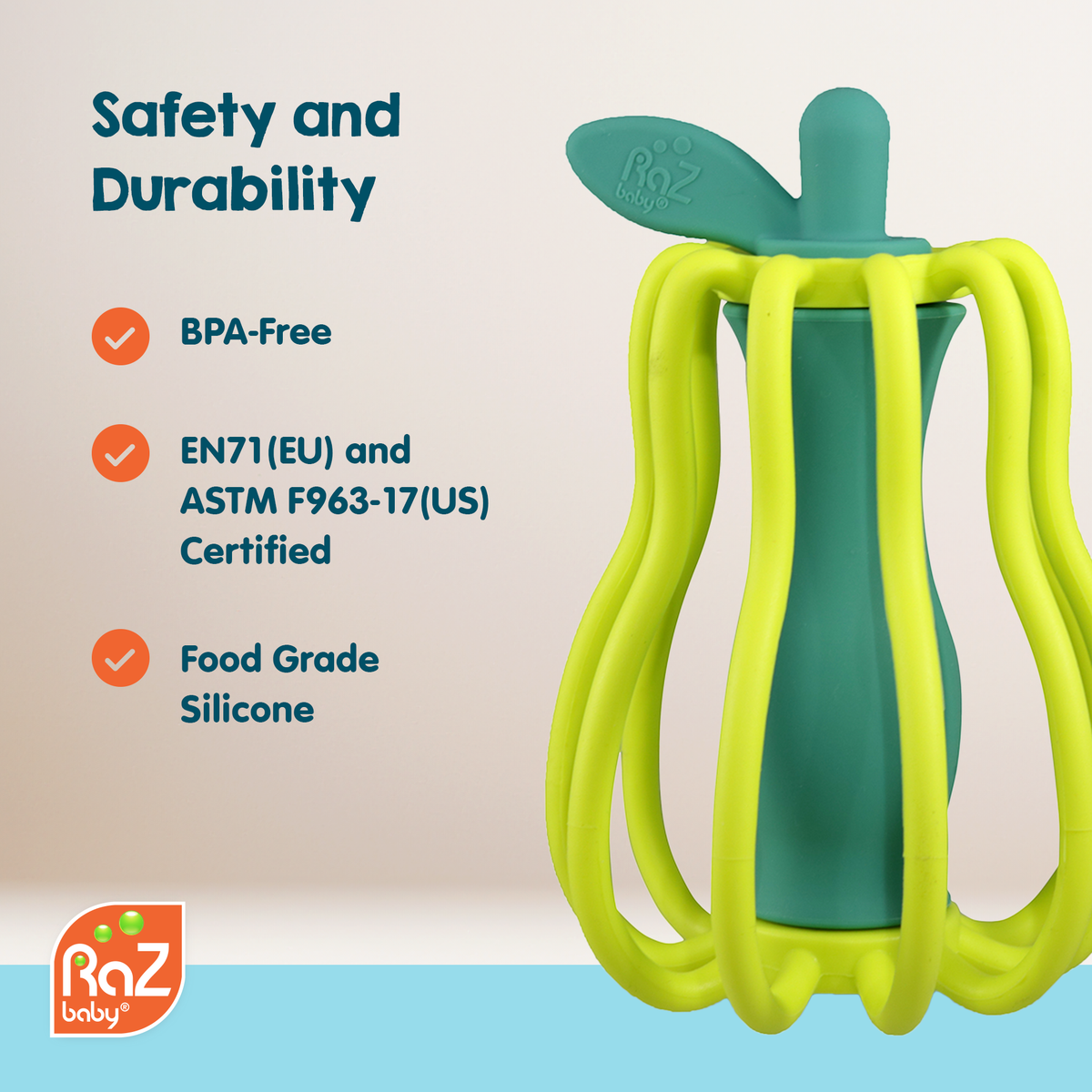 RaZ-Apple Teether & Rattle