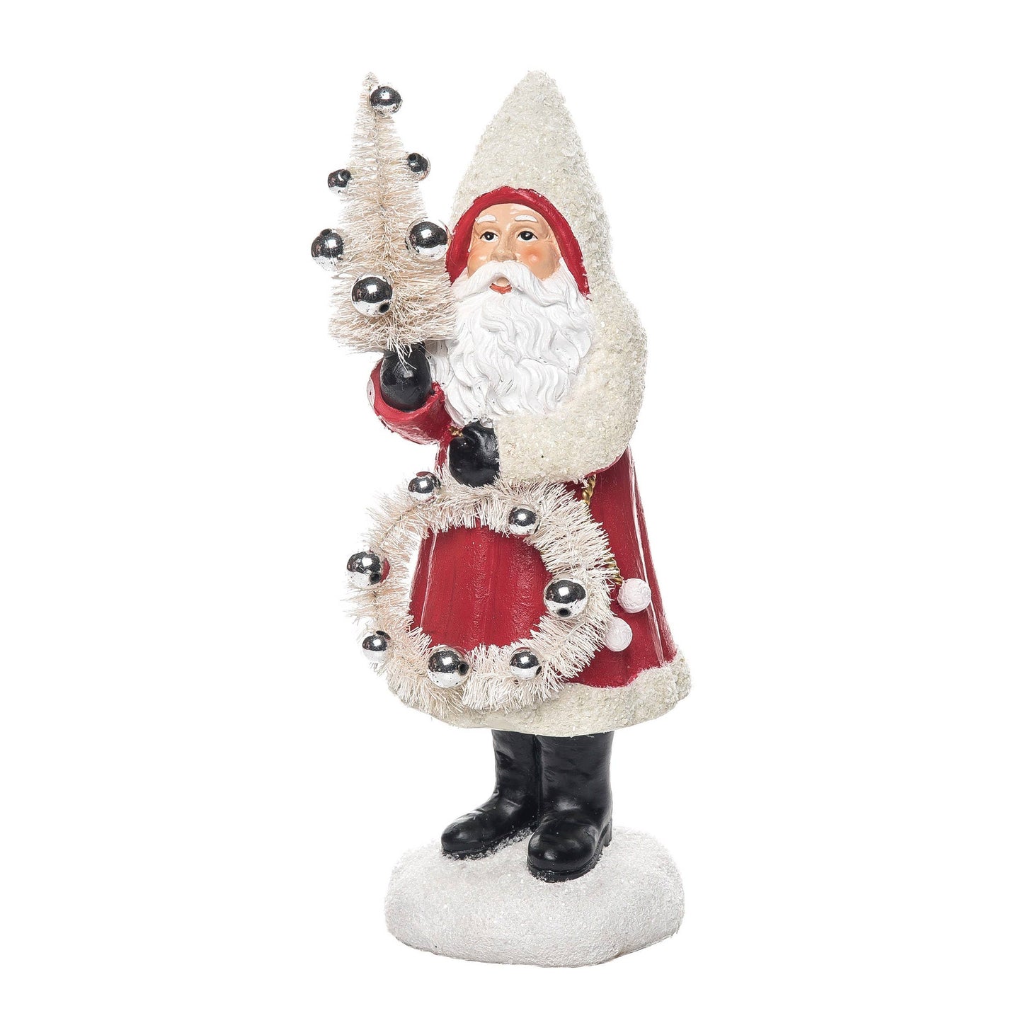 CLOSEOUT 12 in. Christmas Old World Santa Tree Figurine