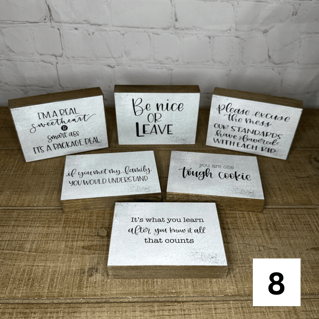 Set of 6 Everyday Blocks 