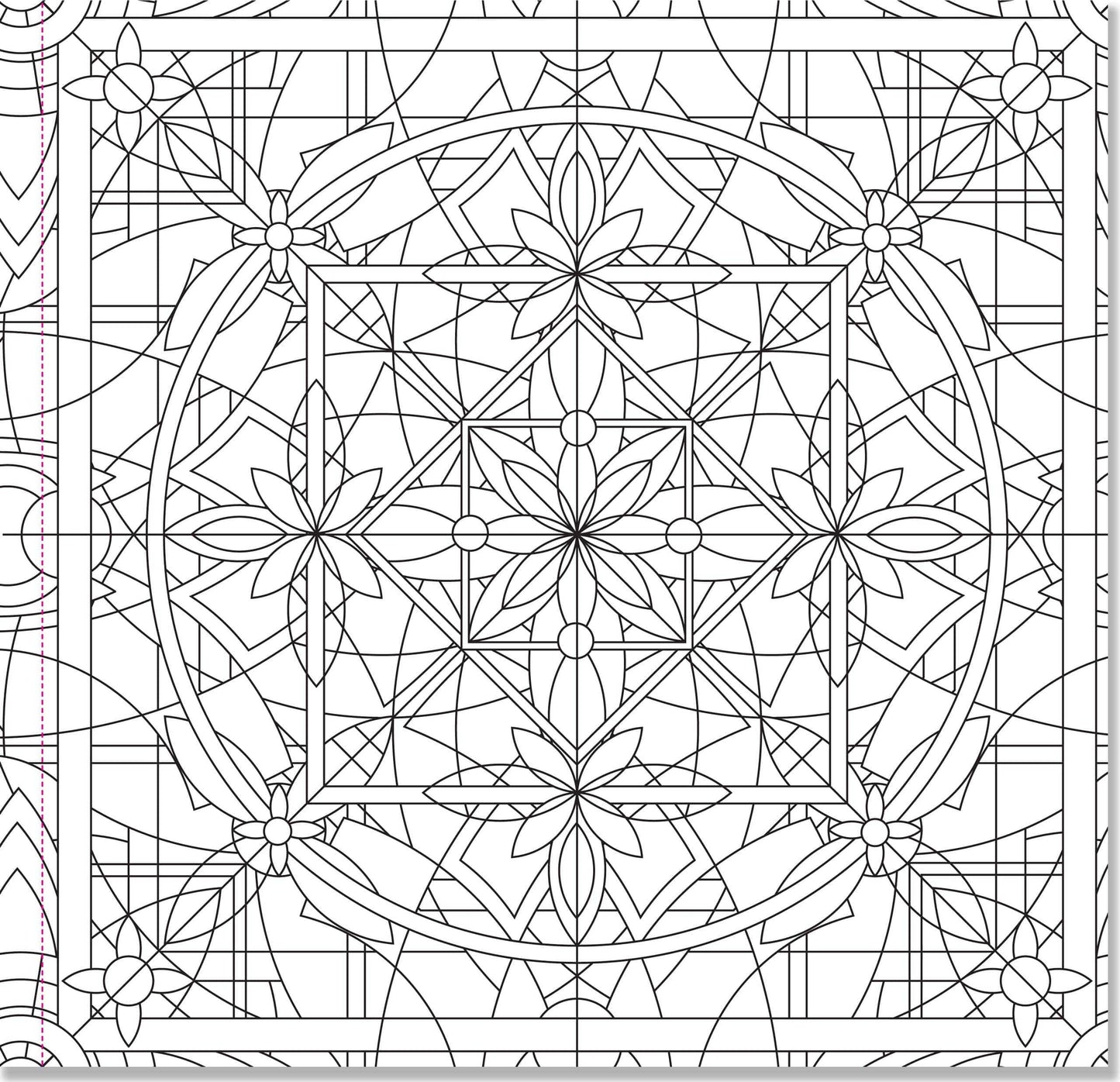 Kaleidoscope Designs Artist's Coloring Book