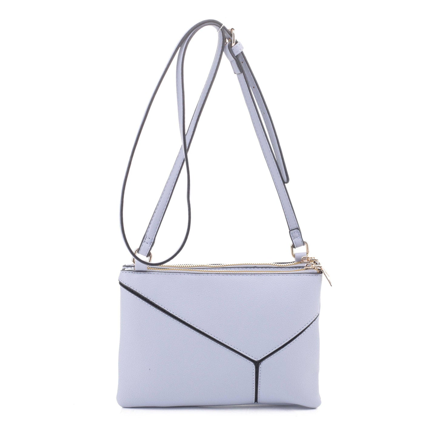 MT20356 Asymmetrical Geometric Clutch Crossbody