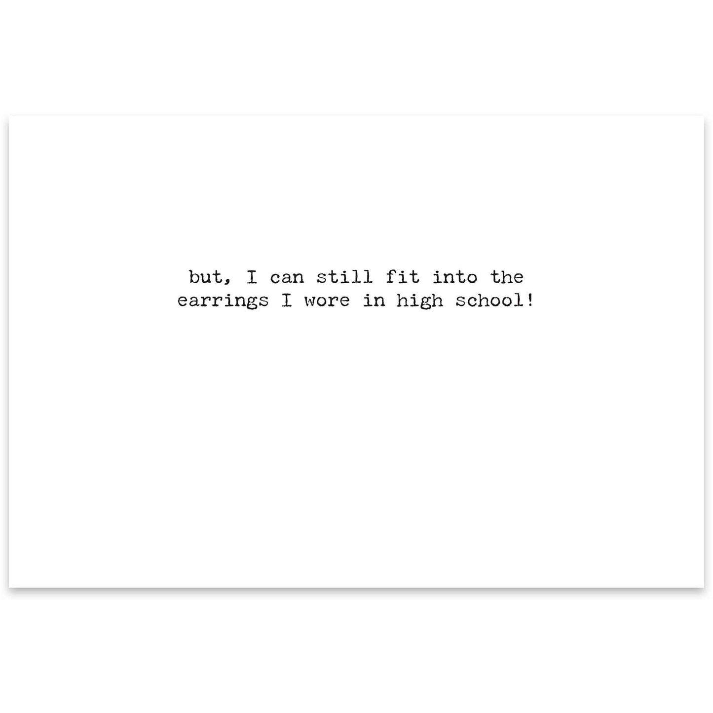 Don't Brag Greeting Card