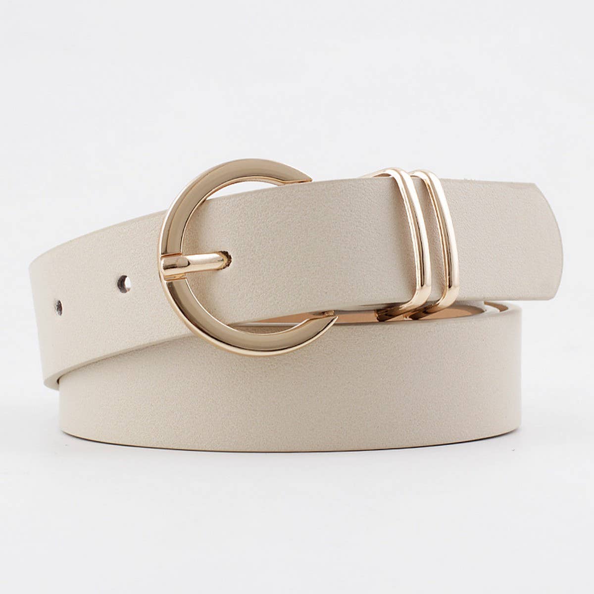 RING HOLE PIN BUCKLE DECORATIVE AMERICAN BELT_CWASC0582